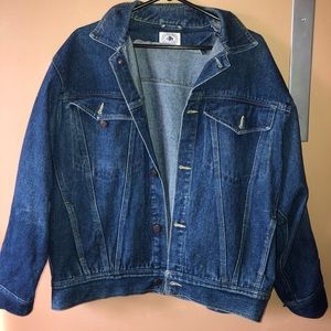 Vintage oversized denim jacket